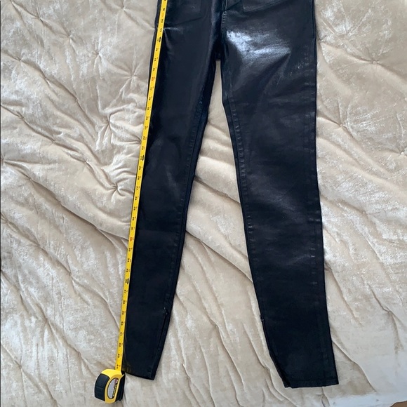 Saint Laurent  High Waisted Shiny Effect Jeans - Picture 11 of 16